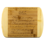 Mom Thank You For Everything Wood Cutting Boards - Nichefamily.com