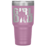 GirlDad Girl Dad Proud Father of Daughters Cute Fathers Day Tumbler Tumblers dad, family- Nichefamily.com