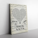 Alabama Forever is As Fat As Ill Go Signature Lyric Heart Typography Canvas Poster-gigapixel-standard-scale-4_00x