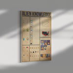 Alien Knowledge Canvas Wall All Size