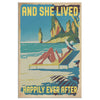 And She Lived Happily Ever After (2) Frame Canvas All Size
