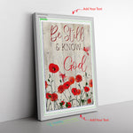 Be Still And Know That I Am God Frame Canvas All Size