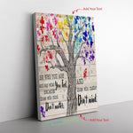 Be Who You Are And Say What You Feel Autism Frame Canvas All Size