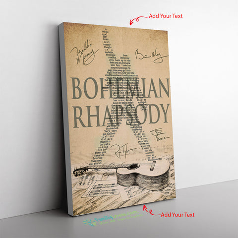 Bohemian Rhapsody Frame Canvas All Size