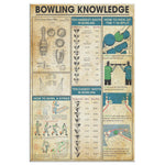 Bowling – Knowledge – – Canvas Print Canvas Wall All Size