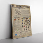 Butterfly Knowledge Canvas Wall All Size