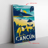 Cancún Mexico Frame Canvas All Size