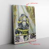 Color Firefight Frame Canvas All Size