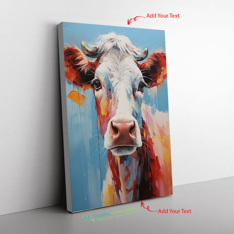 Cow Ears Artistica Dairy Cow Insp Canvas Full Size