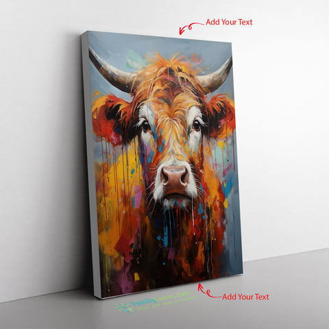 Cow Milking Machine Cow Pollocks Playful Splatter Pays Tribute To Jack Canvas Full Size