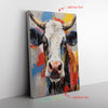 Cow Pen Cow Pollocks Playful Splatter Pays Tribute To Jack Canvas Full Size