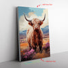 Cow Tail Of A Highland Cow Inspired Bye Canvas Full Size