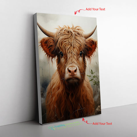 Cow Tale Candy Moo Vincis Masterpiece Presentse Enigmatic Smil Canvas Full Size