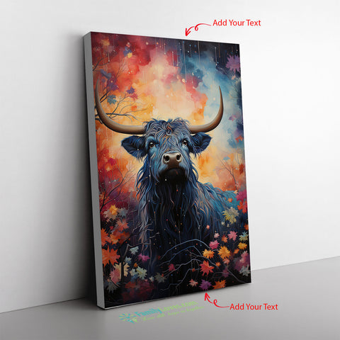 Cow Toy Create An Imaginative Illustration Of A Highland C Canvas Full Size