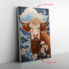 Cute Cow Print Nails Cowssans Calm Reverie Channelse Serene Simplici Canvas Full Size