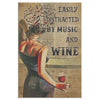 Easily distracted by music and wine Canvas Poster 2-gigapixel-low_res-scale-4_00x
