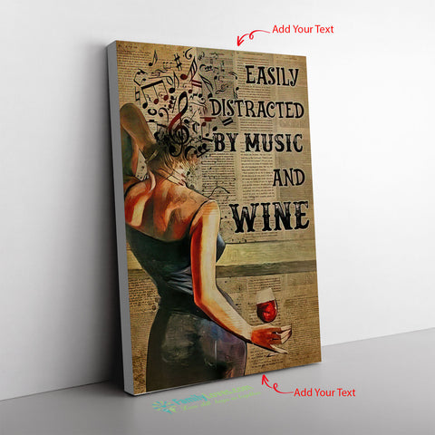 Easily distracted by music and wine Canvas Poster 2-gigapixel-low_res-scale-4_00x