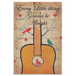 Every Little Thing Gonna Be Alright Frame Canvas All Size