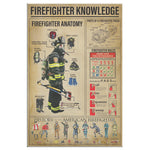 Firefighter Knowledge Canvas Wall All Size