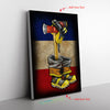 France And Shoes Frame Canvas All Size