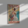 Give A Girl The Right Shoes Cavas Poster Frame Canvas All Size