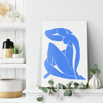 Henri Matisse Blue Minimalistic Canvas Print Wall Art Frame Canvas All Size