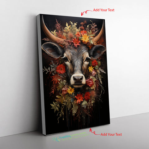 Hobby Lobby Cow Picture Dairy Cow With A Christmaseme Inspired Bye R Canvas Full Size