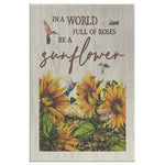 In A World Full Of Roses Frame Canvas All Size