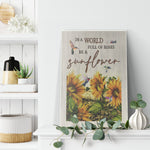 In A World Full Of Roses Frame Canvas All Size