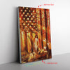 Jesus American Frame Canvas All Size