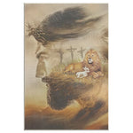 Jesus And Animals Frame Canvas All Size
