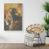 Jesus And King Lion Frame Canvas All Size