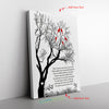 Josh Groban You Raise Me Up Lyric Winter Tree Birds Frame Canvas All Size