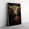 Kawaii Cow Cowhoppers Persistence Channelse Whimsy Of Rene Canvas Full Size