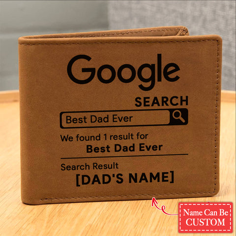 Google Search Best Dad Ever Gifts For Father's Day Personalized Name Graphic Leather Wallet