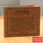 Father, My Greatest Hero Gifts For Father's Day Custom Name Graphic Leather Wallet