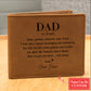 A Man Who Is Always Encouraging And Enthusiastic Gifts For Father's Day Personalized Name Graphic Leather Wallet