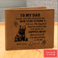 But Most Of All FOR BELIEVING IN ME Gifts For Father's Day Personalized Name Graphic Leather Wallet