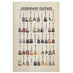Legendary Guitars Frame Canvas All Size