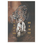 Let The Lion Of Judah Arise Frame Canvas All Size
