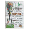 Life Is Life A Camera Frame Canvas All Size