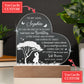 Personalized Name To My Love You Take The Wind Out Of My Saits Engraved Acrylic Heart Plaque