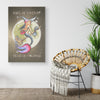 Mermaid Canvas Prints Soul Of A Witch Heart Of A Mermaid Wall Art Gifts Frame Canvas All Size
