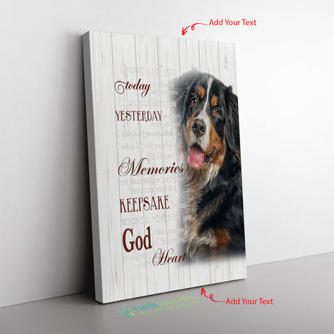 Mountain Dog I Thought Of You Today Wall Art Matte Frame Canvas All Size
