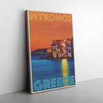 Mykonos Greece Frame Canvas All Size