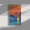 Mykonos Greece Frame Canvas All Size