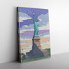 New York Statue Of Liberty National Monument Frame Canvas All Size
