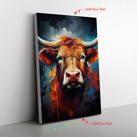 No Cow Protein Bar Of A Highland Cow Captured Ine Canvas Full Size