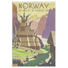 Norway The Land Of The Midnight Sun Frame Canvas All Size