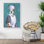 Nurse Dog Frame Canvas Custom All Size